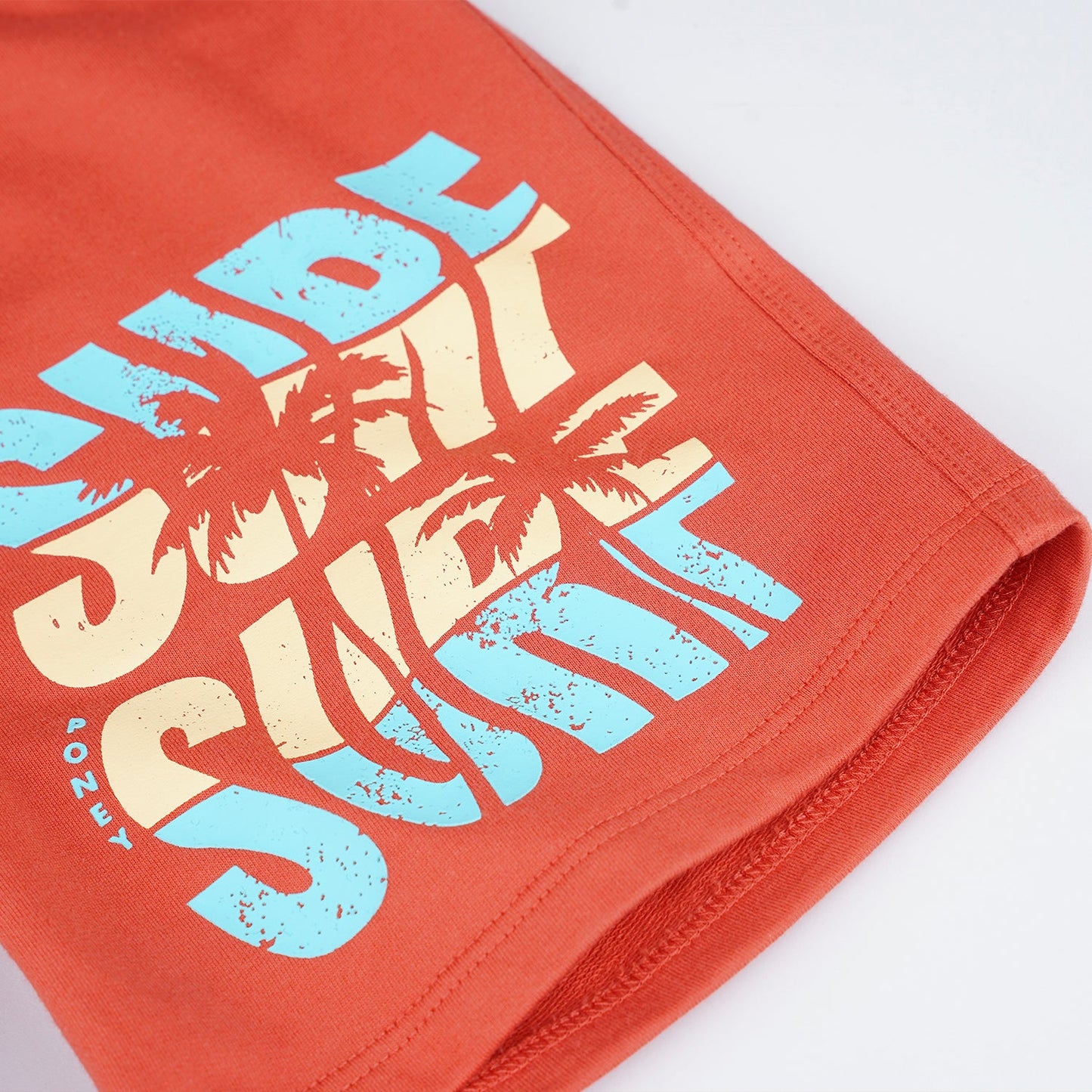 PONEY BOYS ORANGE PONEY SURF BERMUDA