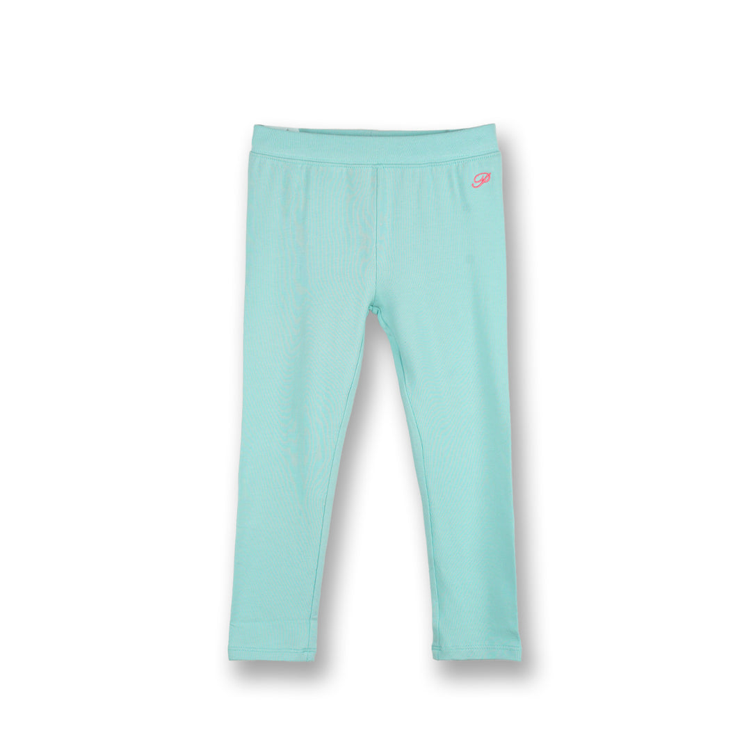 Girls turquoise leggings best sale