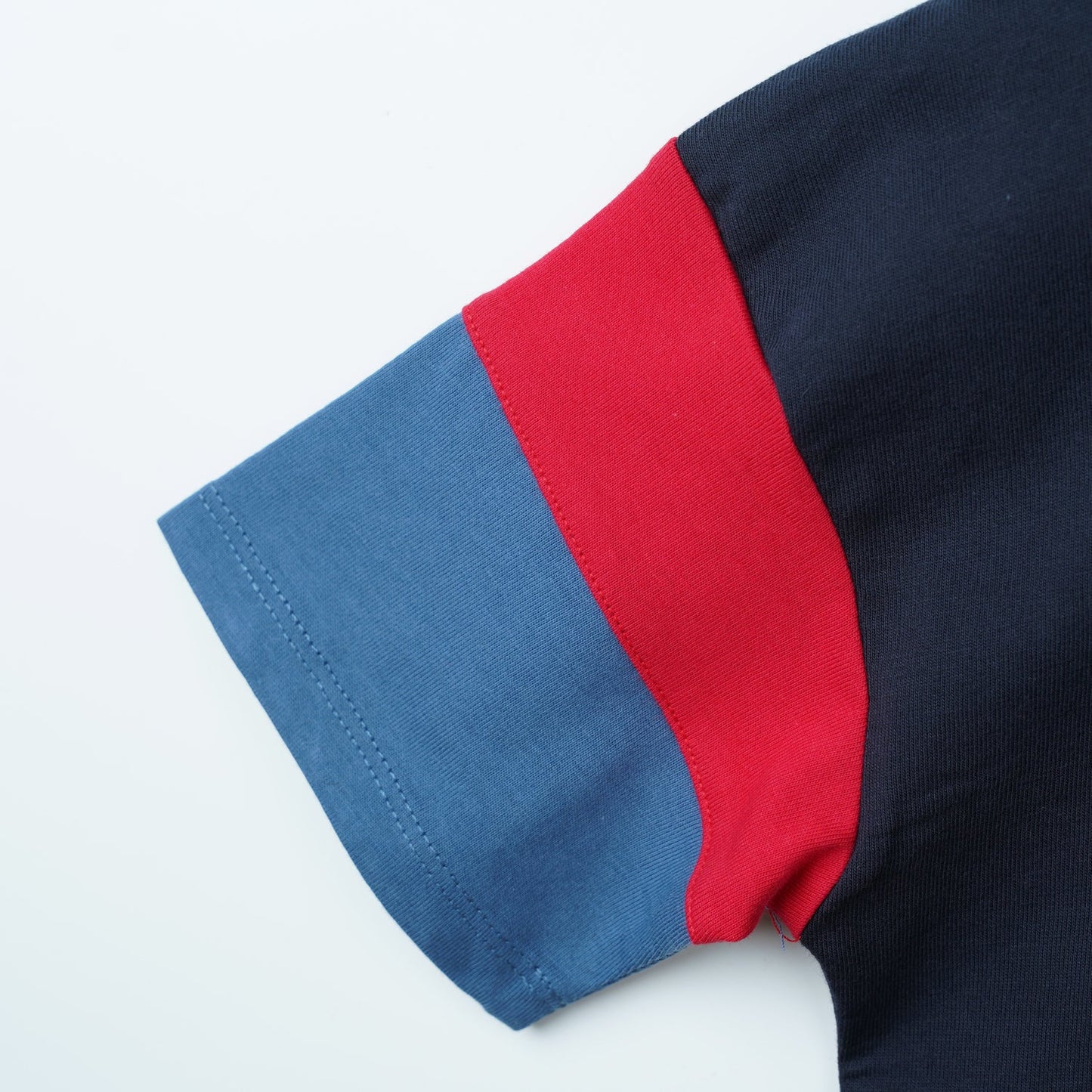 Poney Boys Over-sized Colour Blocking Short Sleeve Polo
