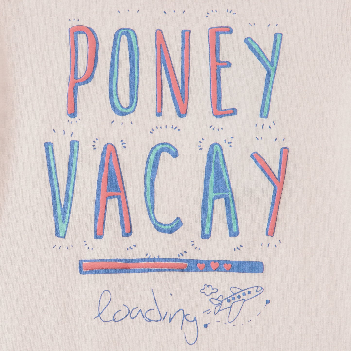 Poney Girls S/Sleeve Tee 8557