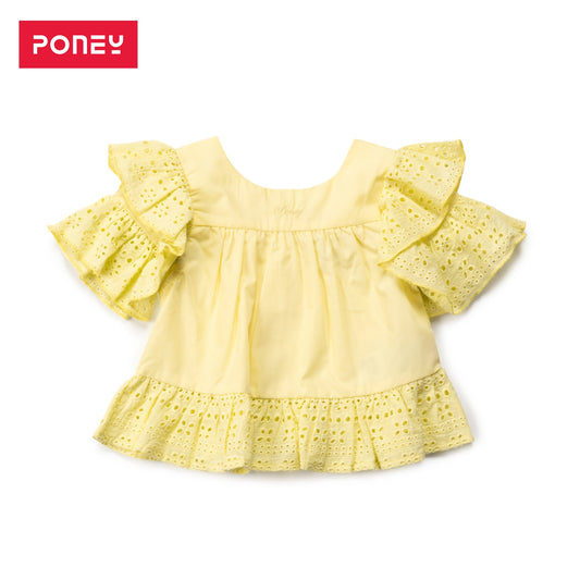 Poney Girls ShortSleeve Blouse 2081