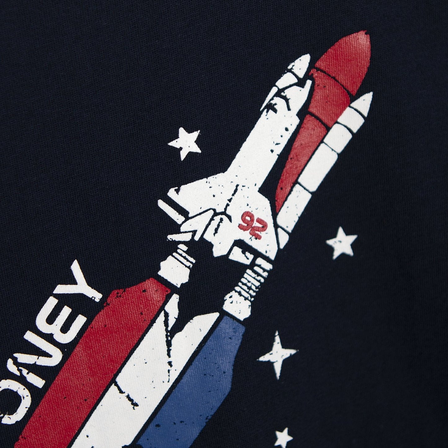 Poney Boys Poney 92 Spaceship Round Neck Short Sleeve Tee