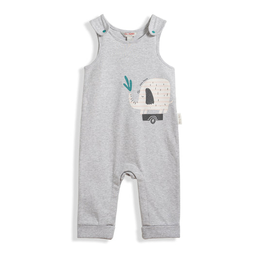 Poney Elephant Out For A Stroll Sleeveless Romper