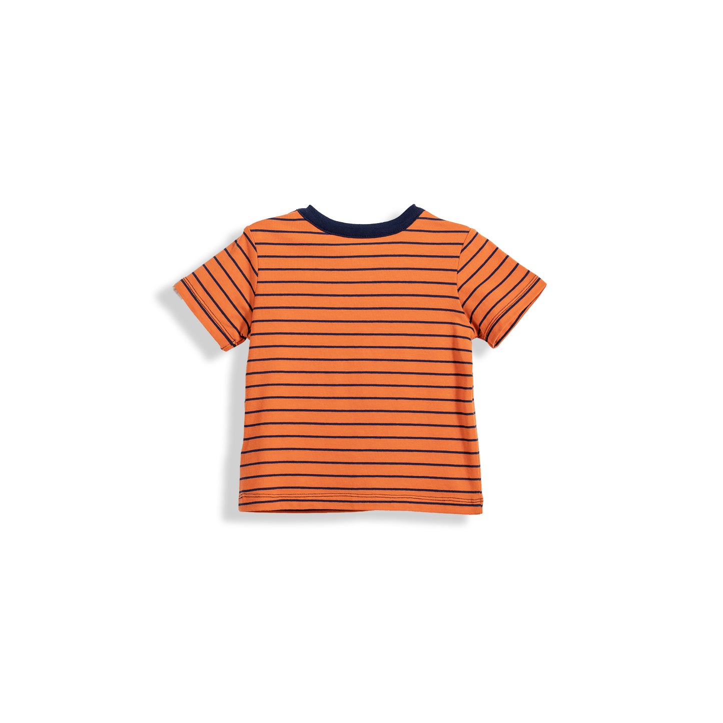 Poney Vibrant Orange Sleepy Tiger Short Sleeve Top