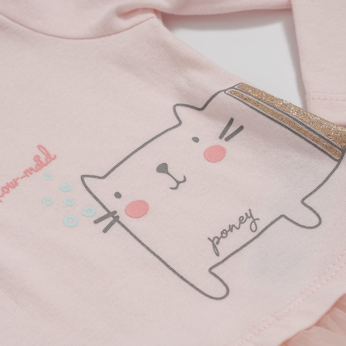 Poney Meow-maid Long Sleeve Top