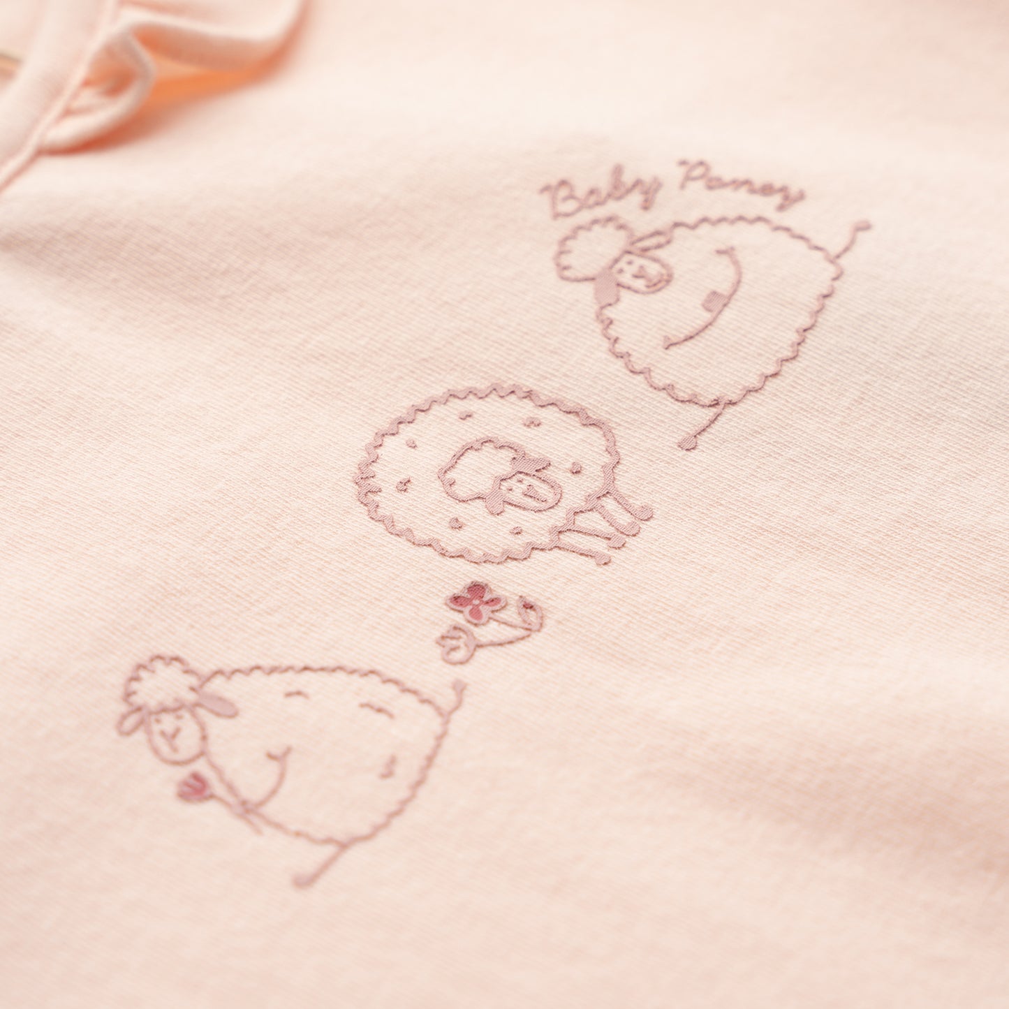 Poney Little Sheep with Elasticated Sleeve Sleepsuit