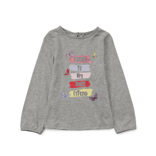 Poney Girls Long Sleeve Tee 8277 (6mths-12yrs)