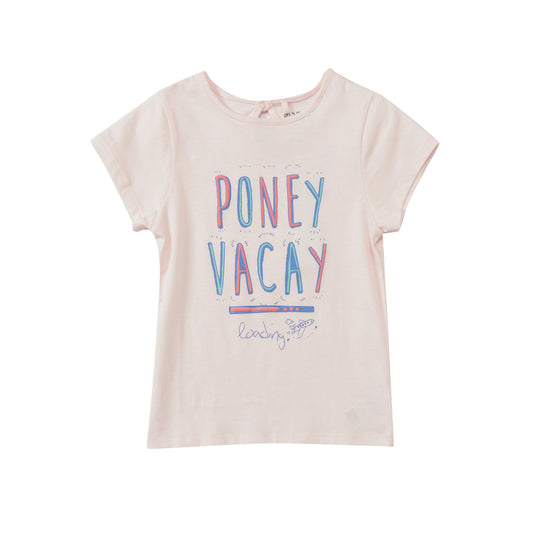 Poney Girls S/Sleeve Tee 8557